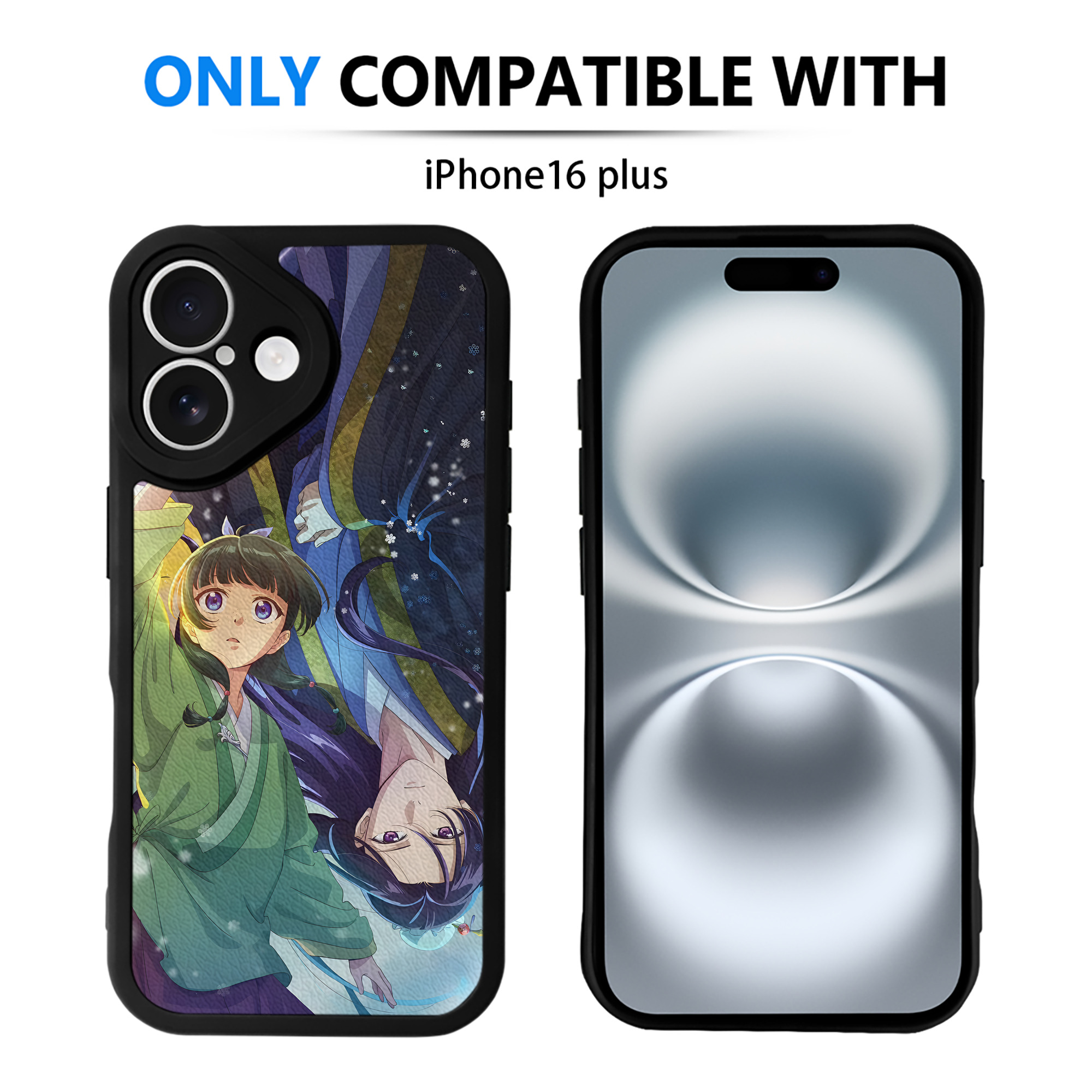 （画像用） 薬屋のひとりごと The Apothecary Diaries 【iPhone 16シリーズ対応】シリコンスマホケース（レザー調） 材質：シリコン